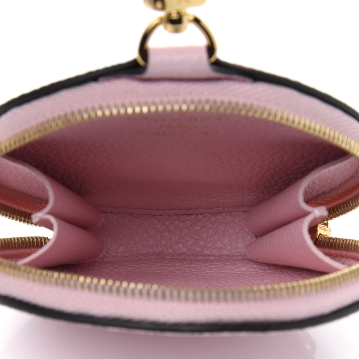 Calfskin By The Pool Papillon BB Round Coin Purse Rosebud