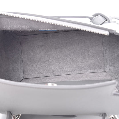 Celine Grained Calfskin Micro Belt Bag Pearl Blue 5 of 8