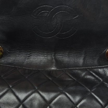 Chanel Lambskin Quilted Jumbo Single Flap Black 17 of 17