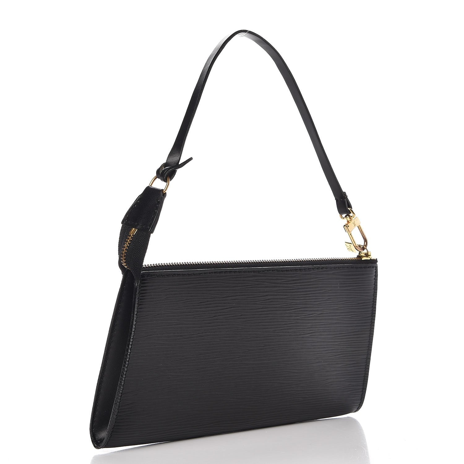 Louis Vuitton Epi Pochette Accessories 21 Black 3 of 7