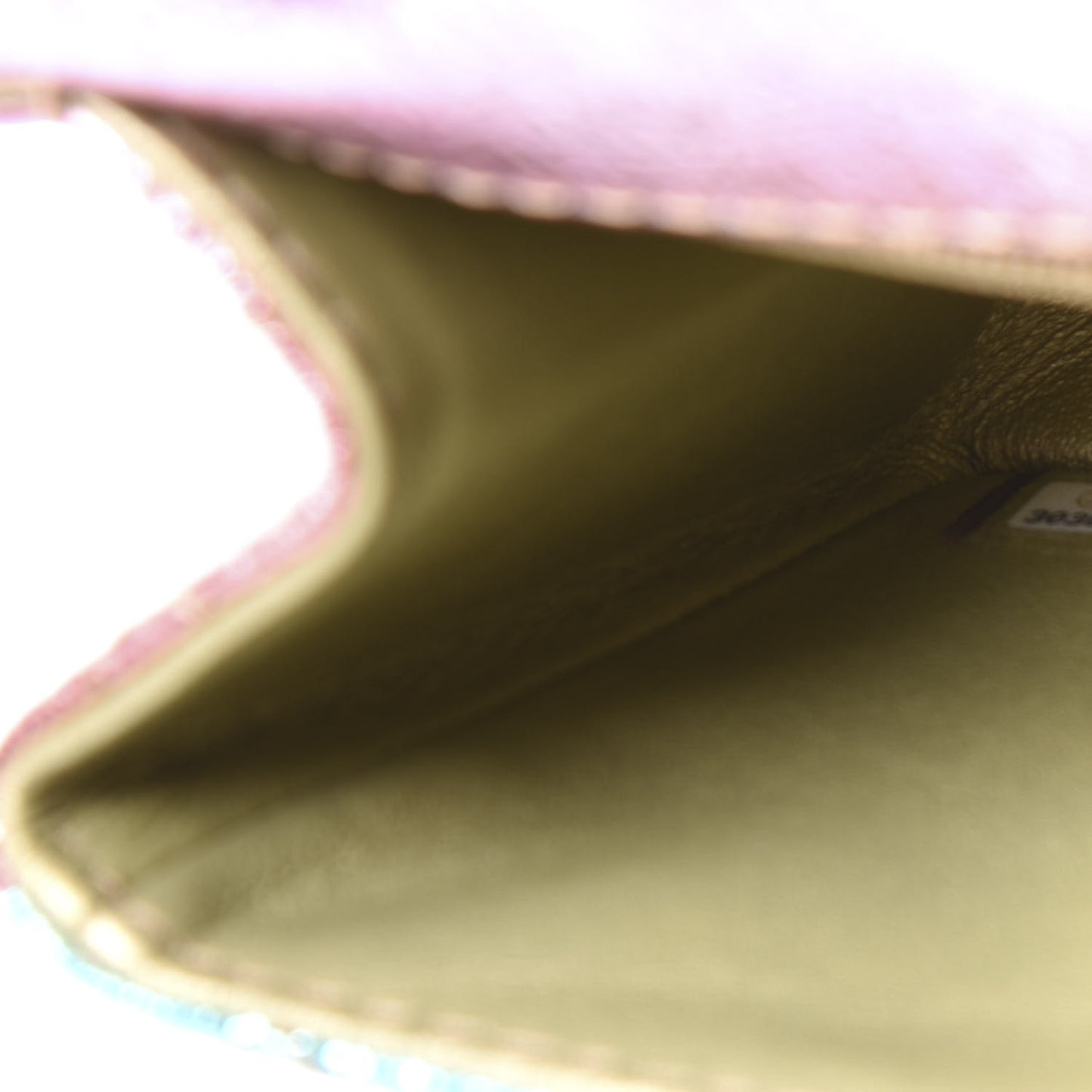 Metallic Goatskin Quilted Mini 2.55 Reissue Flap Multicolor