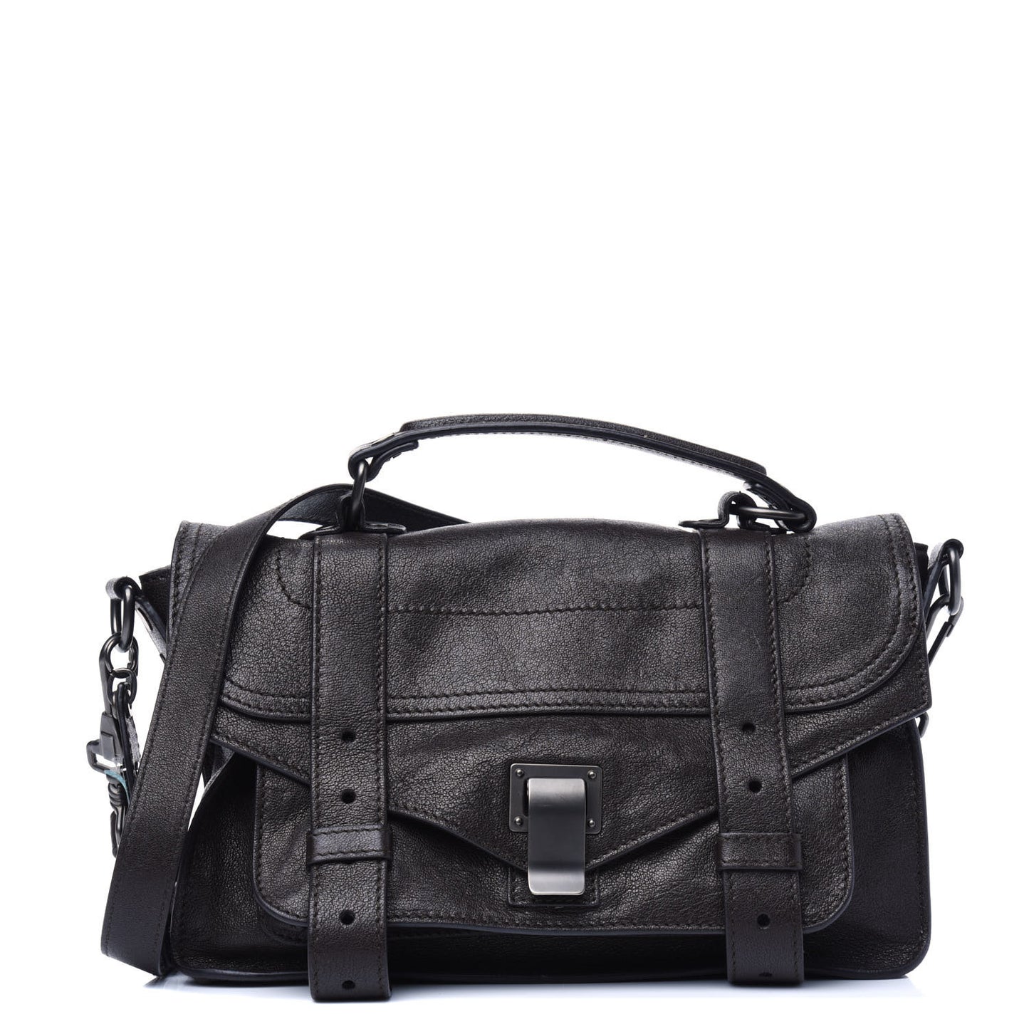 Lambskin Tiny PS1 Satchel Dark Chocolate