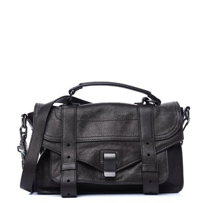 Proenza Schouler Lambskin Tiny PS1 Satchel Dark Chocolate 1 of 3