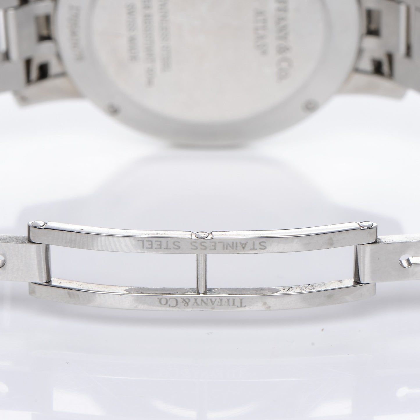 Stainless Steel Diamond Bezel 36mm Atlas Dome Chronograph Quartz Watch