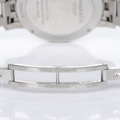 Tiffany Stainless Steel Diamond Bezel 36mm Atlas Dome Chronograph Quartz Watch 7 of 8