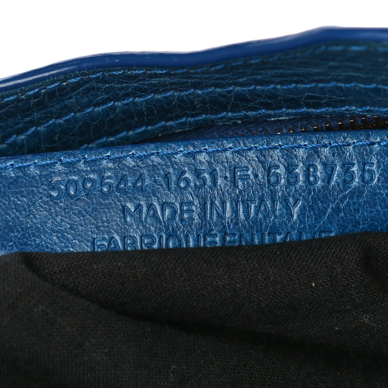 Balenciaga Agneau Giant 12 Gold Hardware Mini City Bleu Lazuli 7 of 10