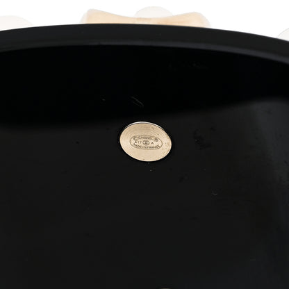 Chanel Resin Pearl Enamel CC Cabochon Cuff  Black Multicolor 4 of 4