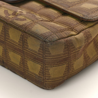 Chanel Nylon Medium Travel Flap Brown 9 of 9