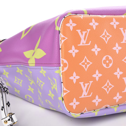Louis Vuitton Monogram Giant Neverfull MM Pink Lilac 9 of 10