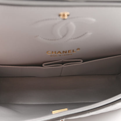 Chanel Caviar Quilted Small Double Flap Grey 4 of 9