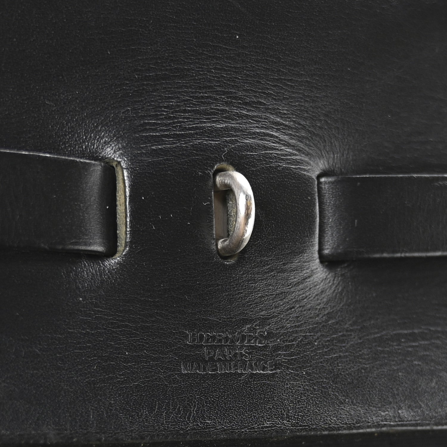 Hermes Toile Vache Hunter Herbag 50 Black 5 of 9