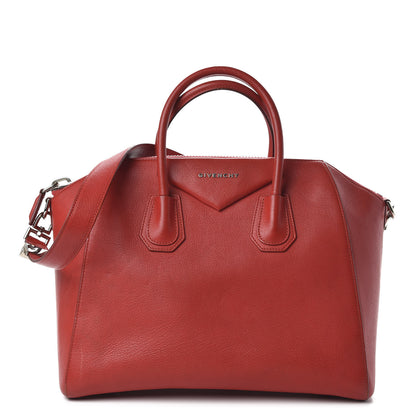 Givenchy Sugar Goatskin Medium Antigona Red 1 of 10