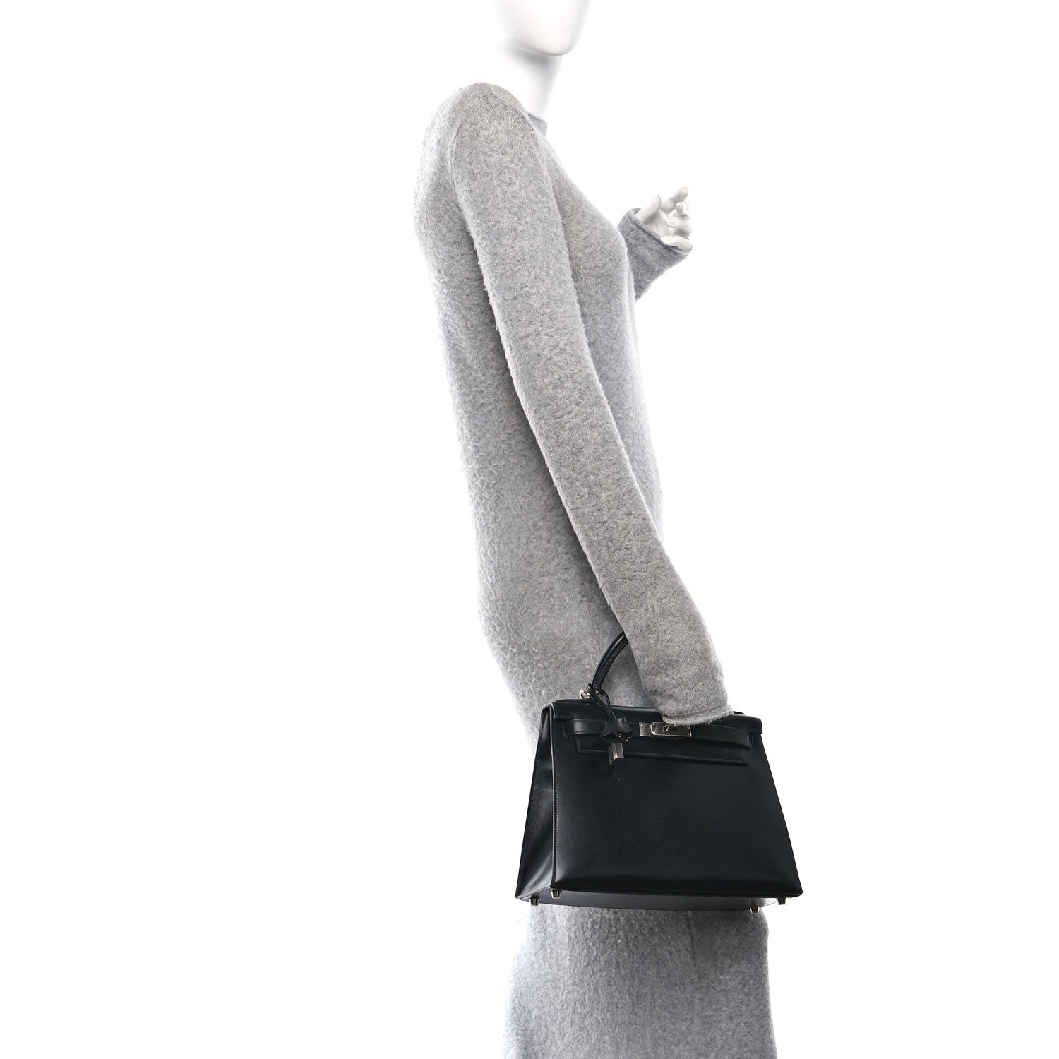Hermes Box Kelly Sellier 28 Black 2 of 11