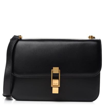 Saint Laurent Smooth Calfskin Carre Satchel Black 1 of 11