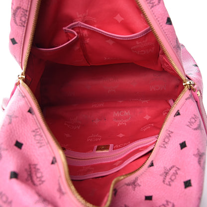 MCM Visetos Medium Sprinkle Stud Stark Backpack Pink 5 of 21