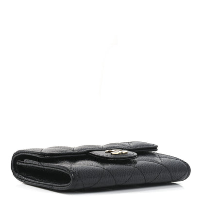 Chanel Caviar Quilted Flap Card Holder Black 4 of 9