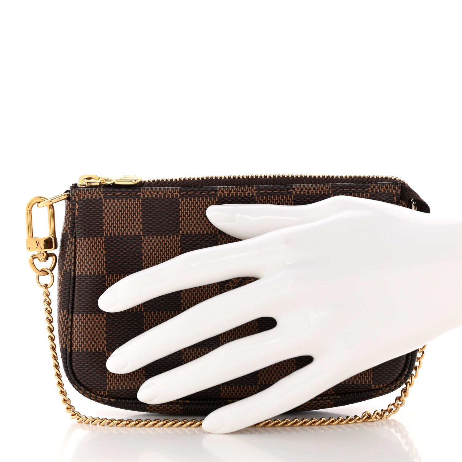 Louis Vuitton Damier Ebene Mini Pochette Accessories 2 of 7