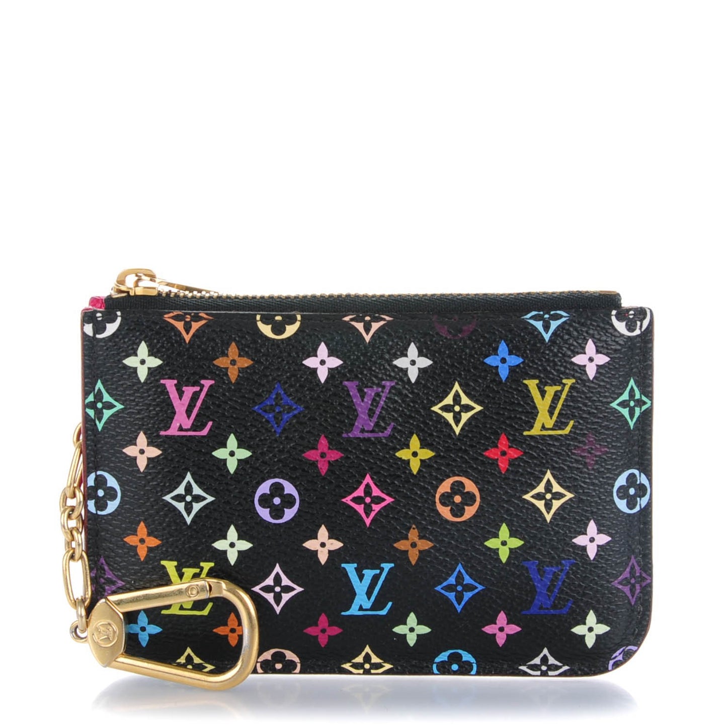 Monogram Multicolor Key Pouch Black Grenade