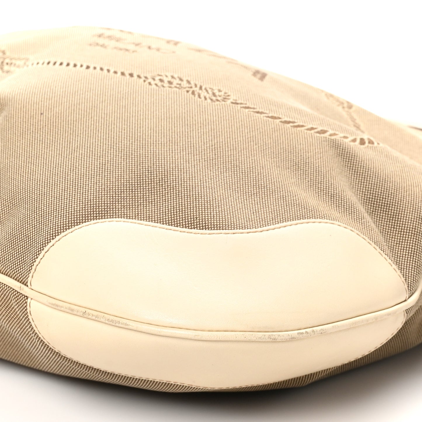 Jacquard Logo Shoulder Bag Corda Cera