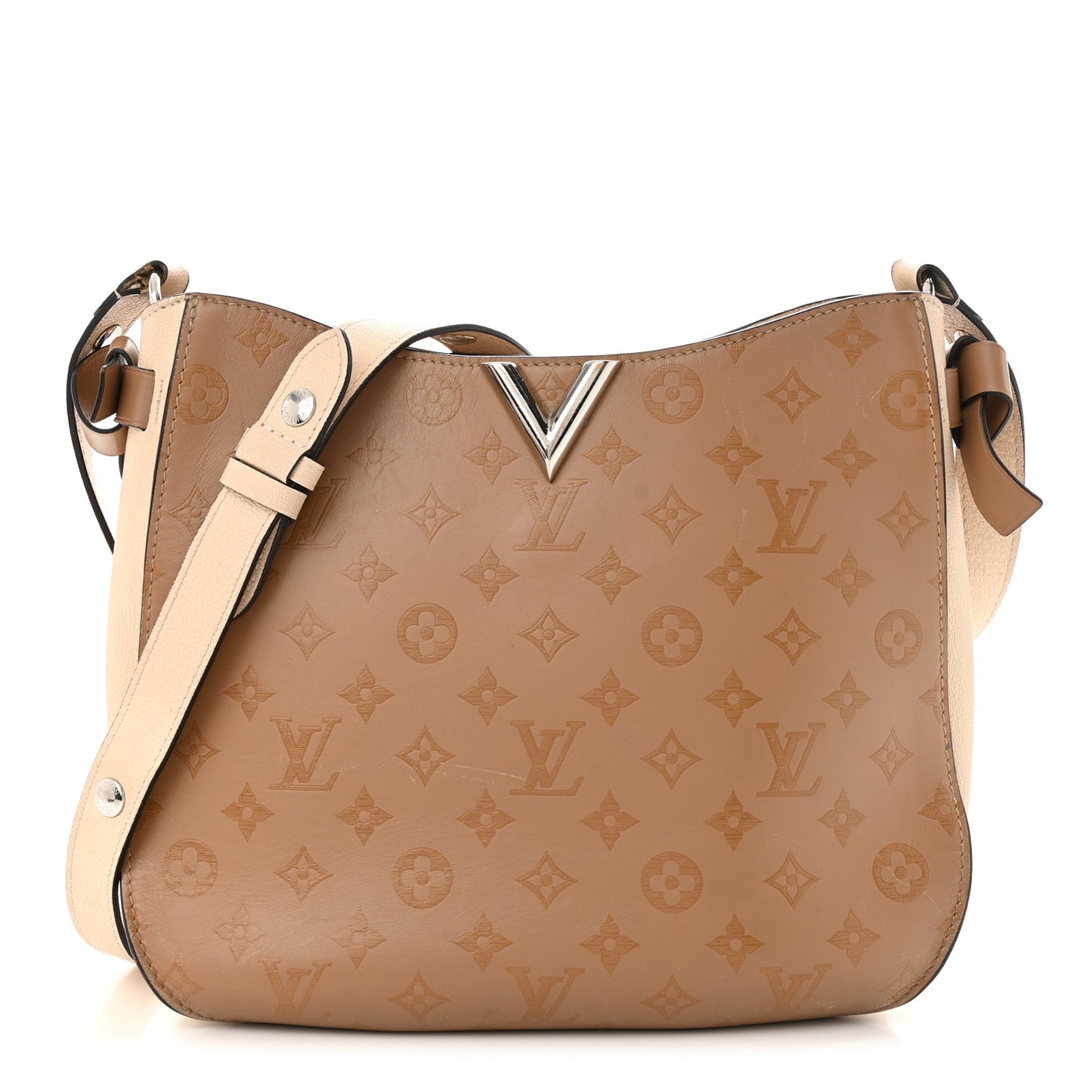 Cuir Plume Cuir Ecume Very Hobo Sesame Creme