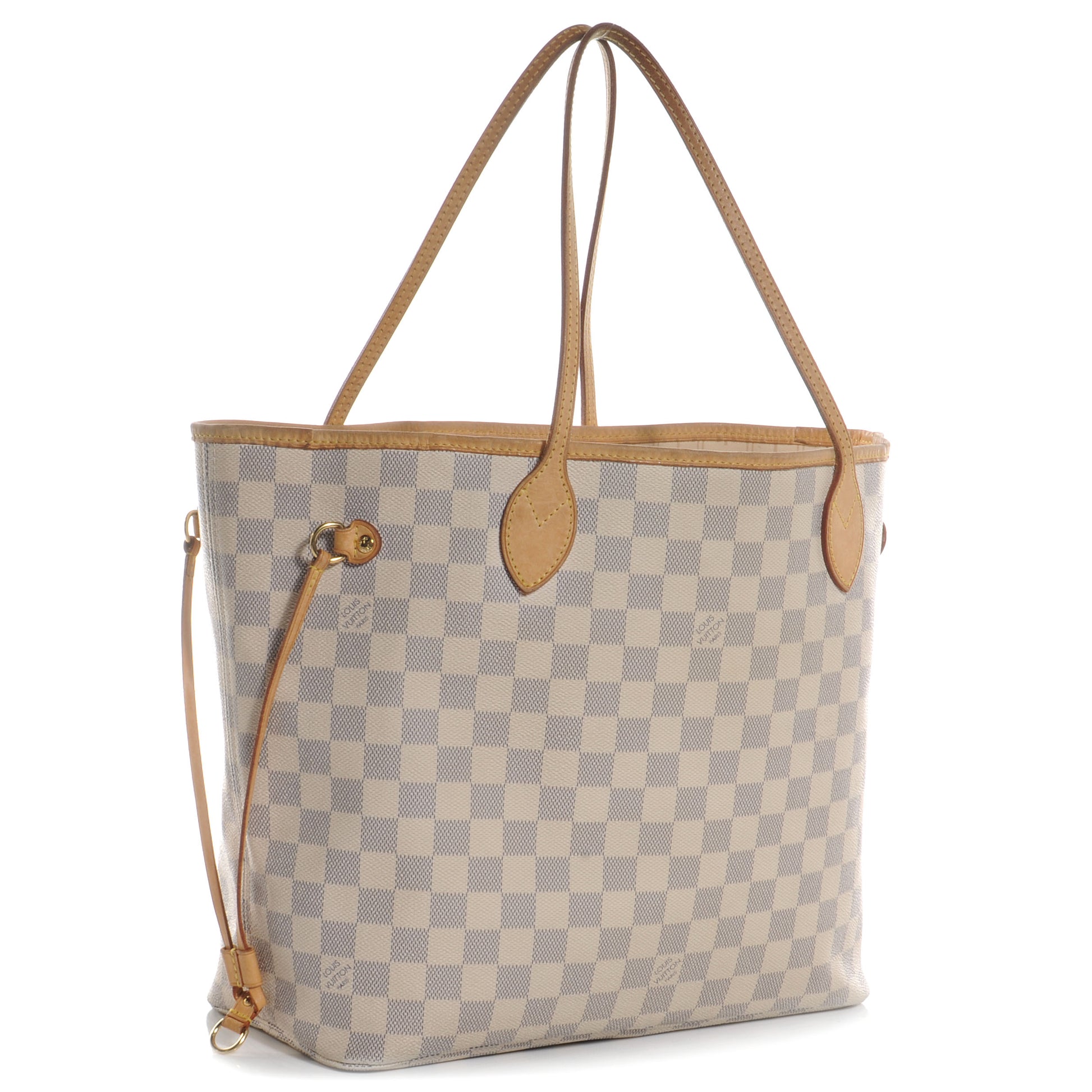 Louis Vuitton Damier Azur Neverfull MM 3 of 7