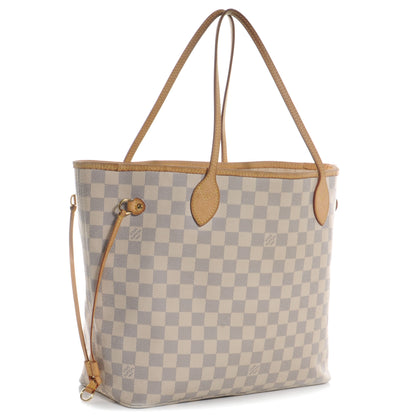 Louis Vuitton Damier Azur Neverfull MM 3 of 7