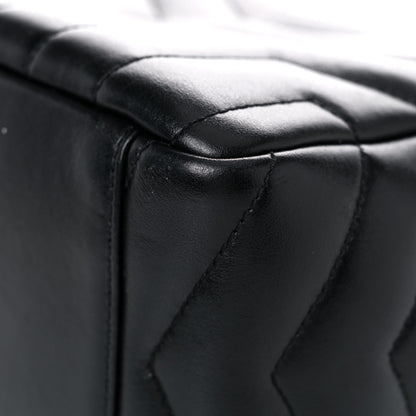 Saint Laurent Calfskin Y Quilted Monogram Small Loulou Bowling Bag Black 8 of 14