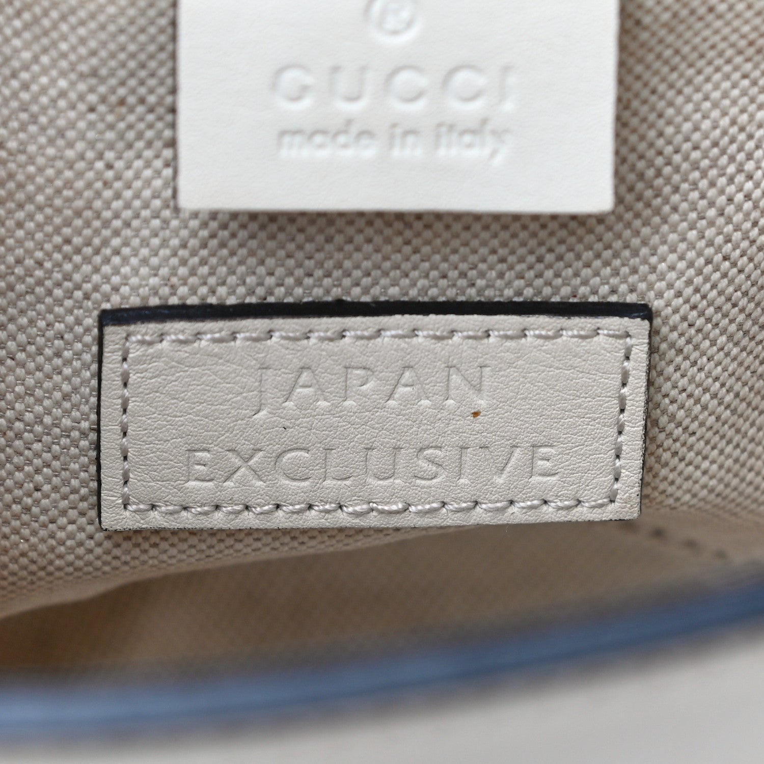Gucci Calfskin Marmont Ribbon Top Handle Bag White 7 of 12
