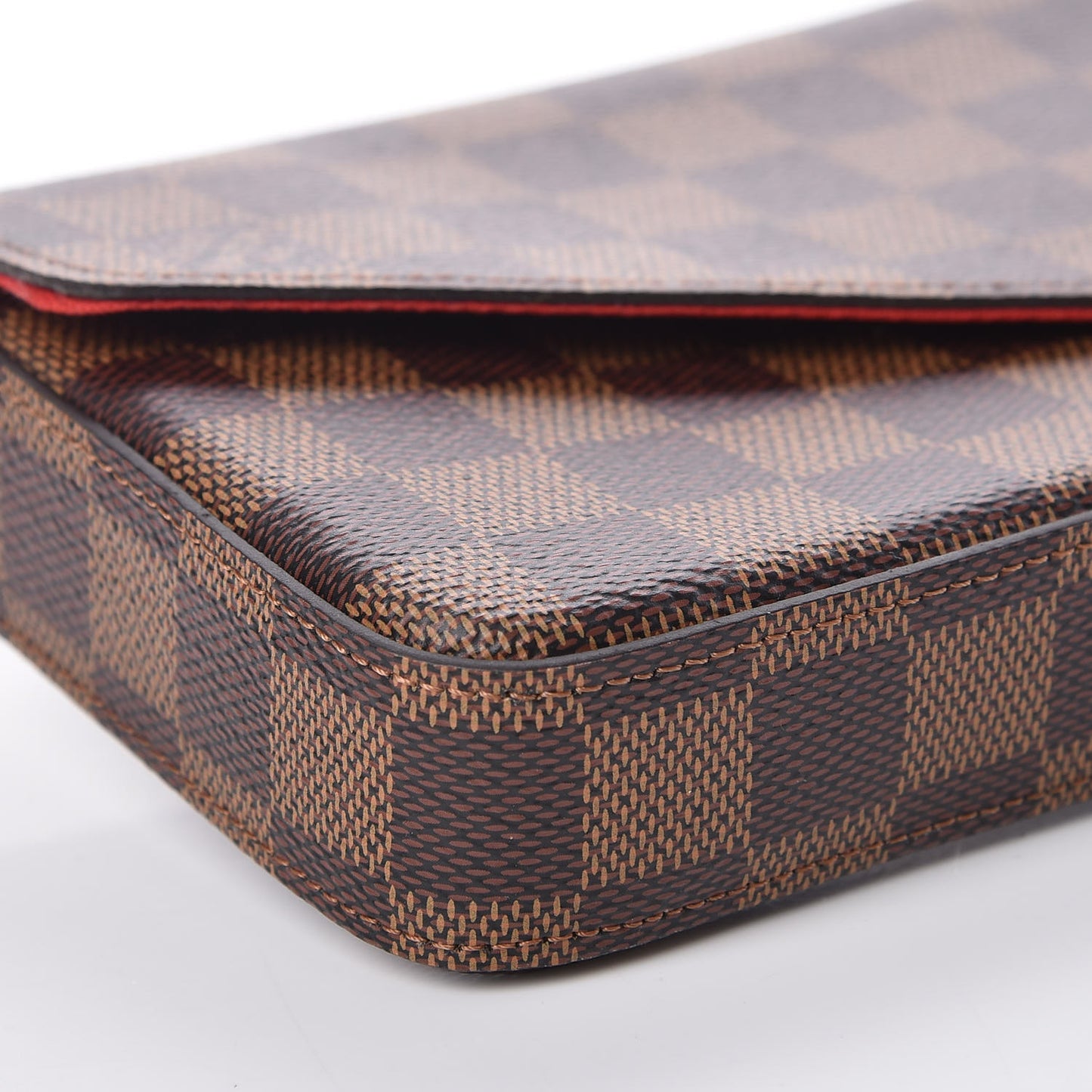 Damier Ebene Pochette Felicie Chain Wallet