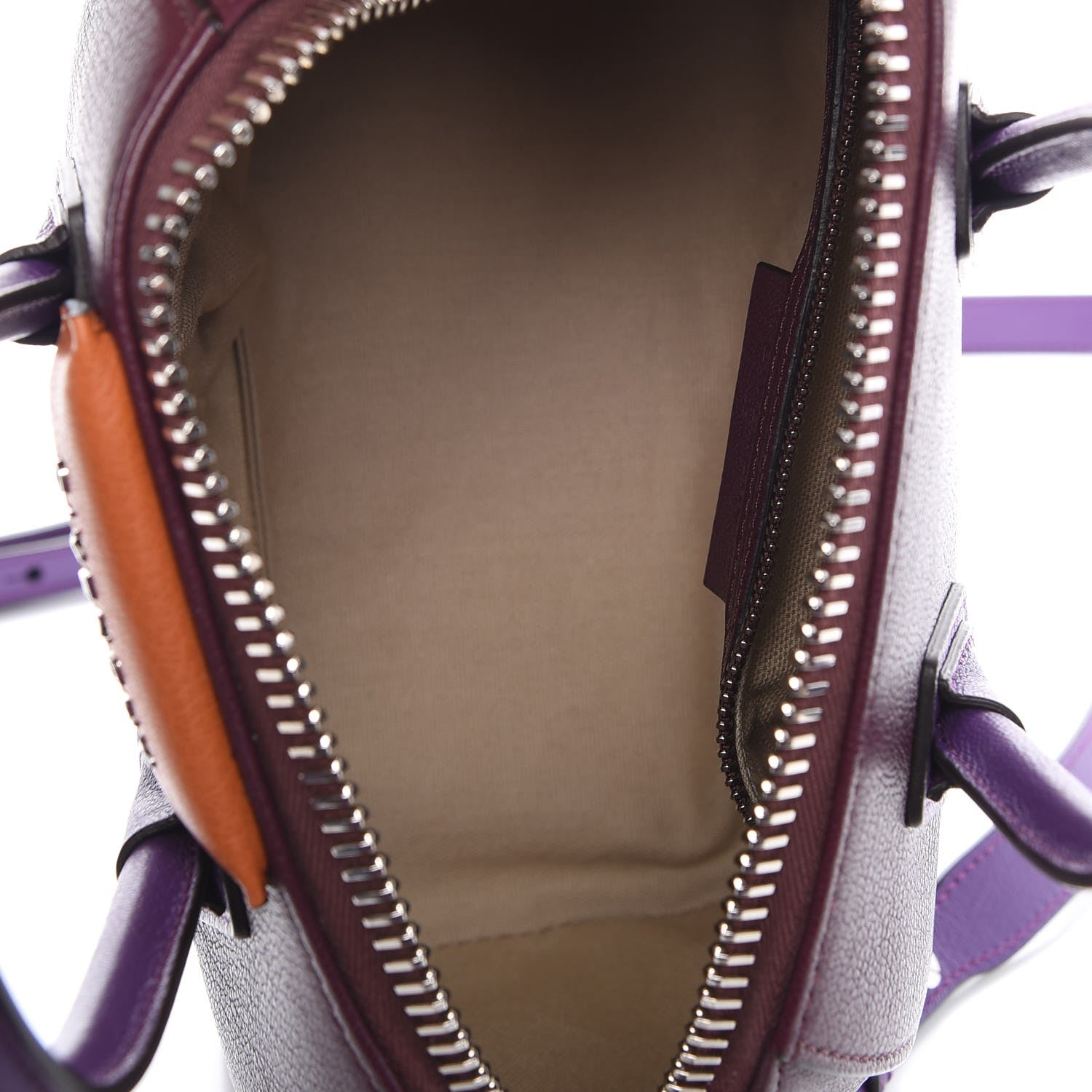 Givenchy Sugar Goatskin Mini Tri-Color Antigona Oxblood Violet Orange 5 of 9