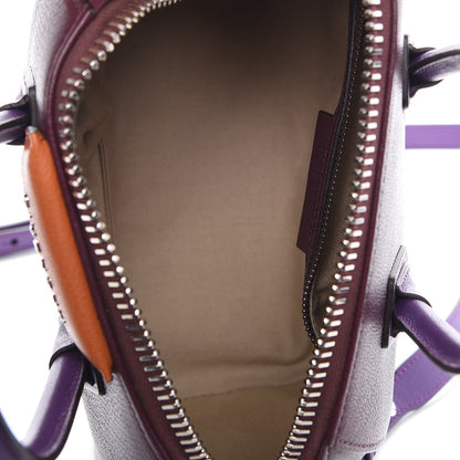 Givenchy Sugar Goatskin Mini Tri-Color Antigona Oxblood Violet Orange 5 of 9