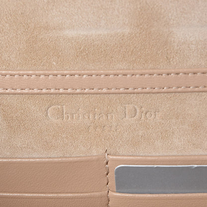 Christian Dior Grained Calfskin Diorama Wallet on Chain Pouch Nude 6 of 7