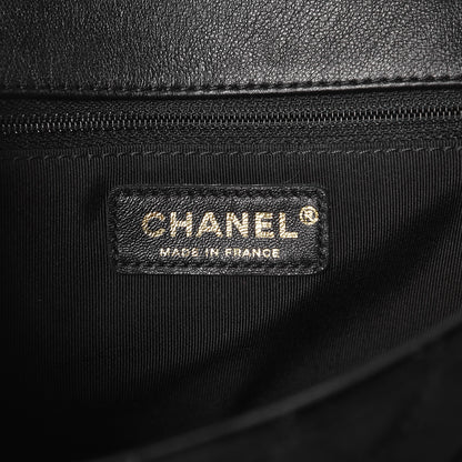 Chanel Metallic Lambskin Velvet Quilted Small Flap Black 7 of 11