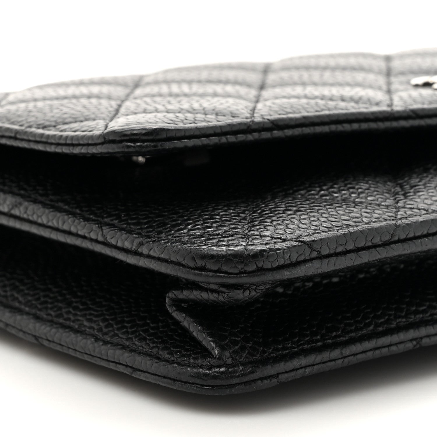 Chanel Caviar Quilted Wallet on Chain WOC Black 11 of 12