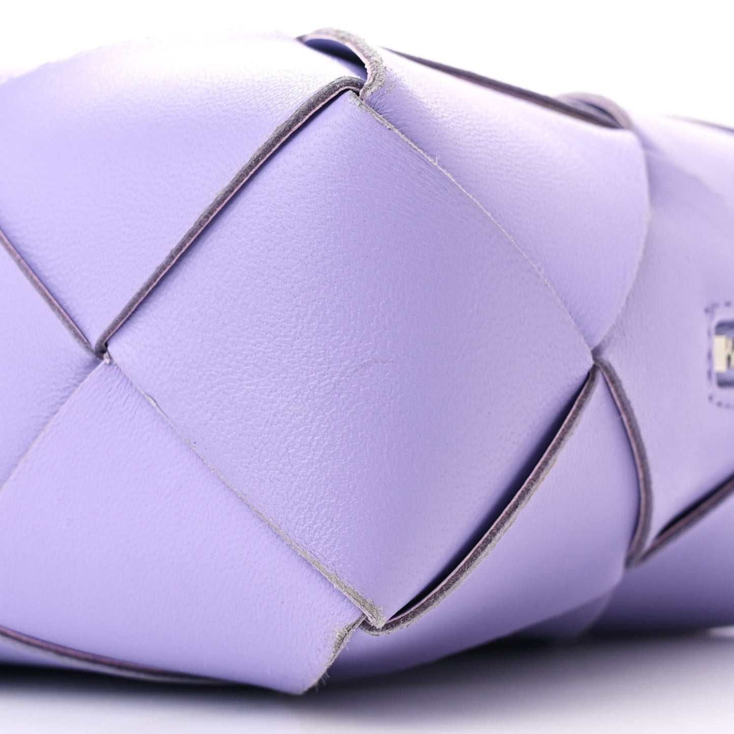 Lambskin Intreccio Small Cassette Camera Bag Wisteria