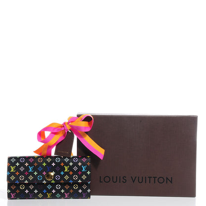 Louis Vuitton Monogram Multicolor Sarah Wallet Black Grenade 5 of 8