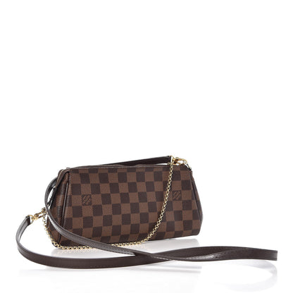 Louis Vuitton Damier Ebene Eva Clutch 3 of 8