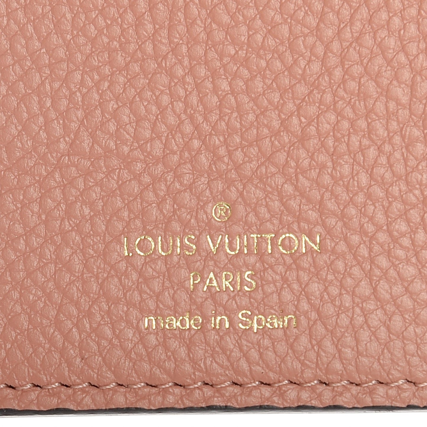 Monogram Pallas Compact Wallet Peach