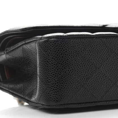 Chanel Caviar Quilted Medium Double Flap Black 9 of 11