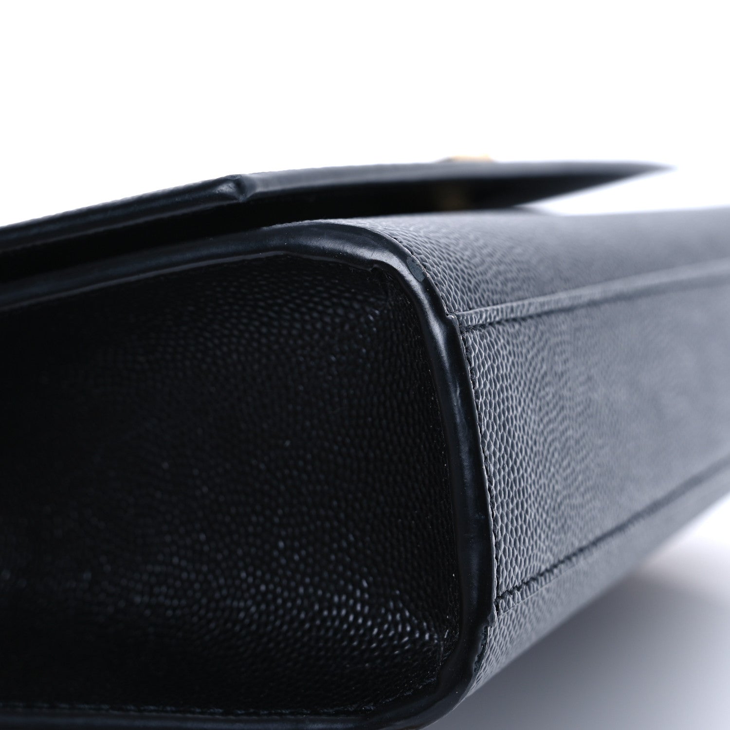 Saint Laurent Grain De Poudre Medium Classic Monogram Kate Satchel Black 11 of 11