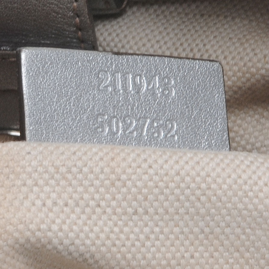 Guccissima Large Sukey Silver