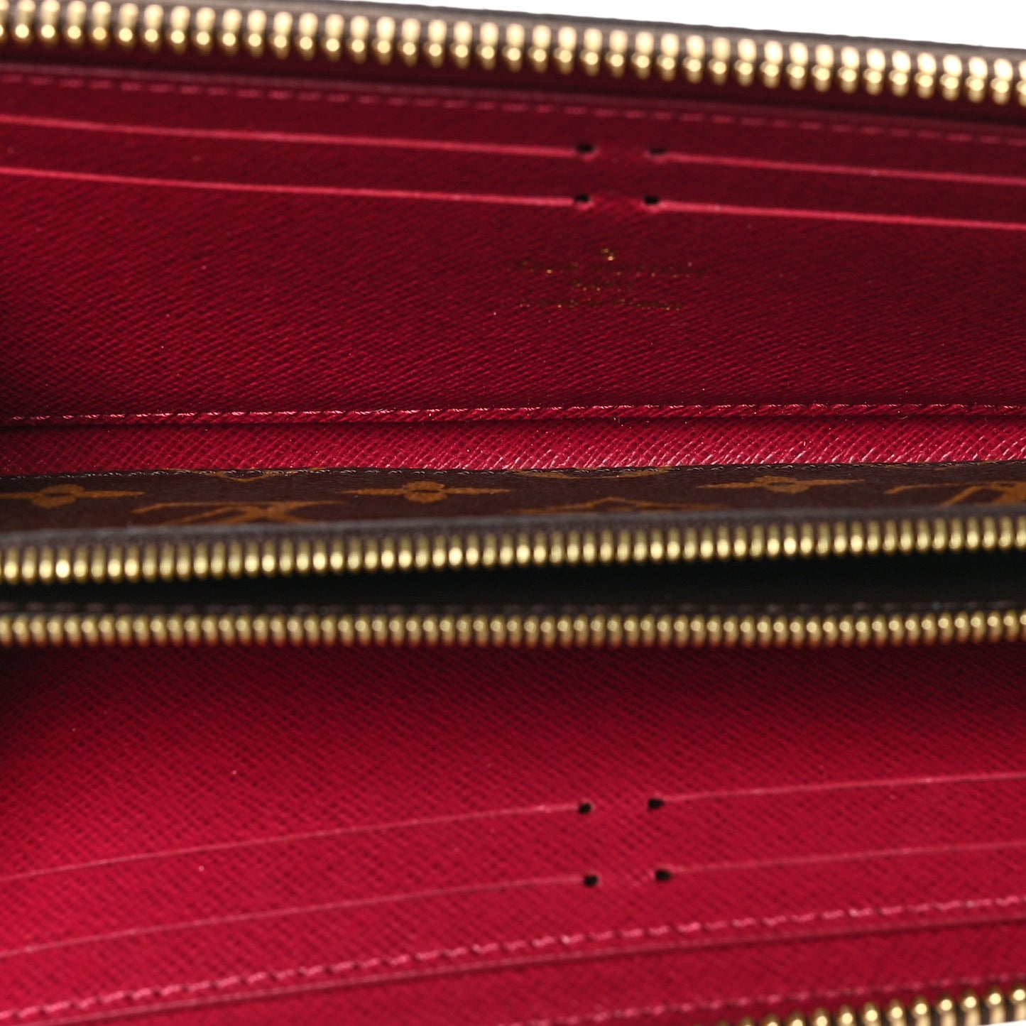 Monogram Clemence Wallet Fuchsia