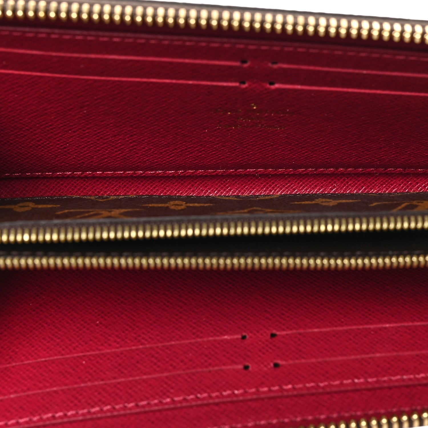 Louis Vuitton Monogram Clemence Wallet Fuchsia 5 of 6