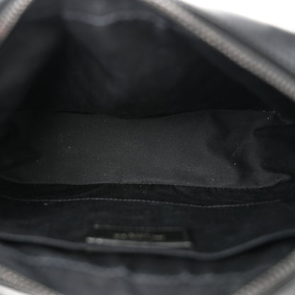 Saint Laurent Calfskin Matelasse Monogram Monochrome Lou Camera Bag Black 5 of 13