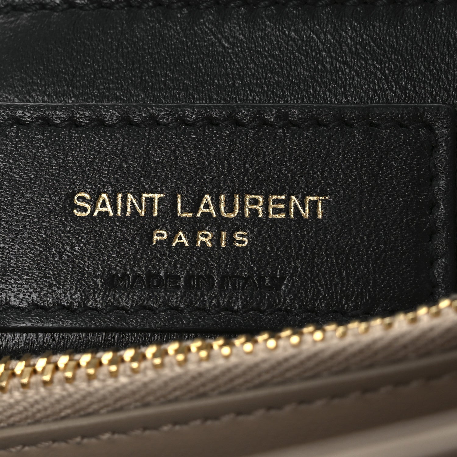 Saint Laurent Calfskin Y Quilted Monogram Small Loulou Chain Satchel Dark Beige 5 of 10