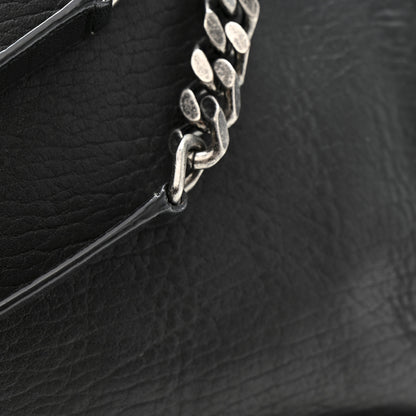 Saint Laurent Grained Lambskin Monogram Oversized Niki Chain Satchel Black 15 of 15