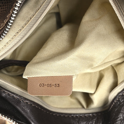 Chloe Lizard Medium Paddington Satchel Bronze 7 of 12