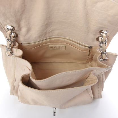 Chanel Calfskin Quilted Flap Shoulder Bag Light Beige 5 of 11