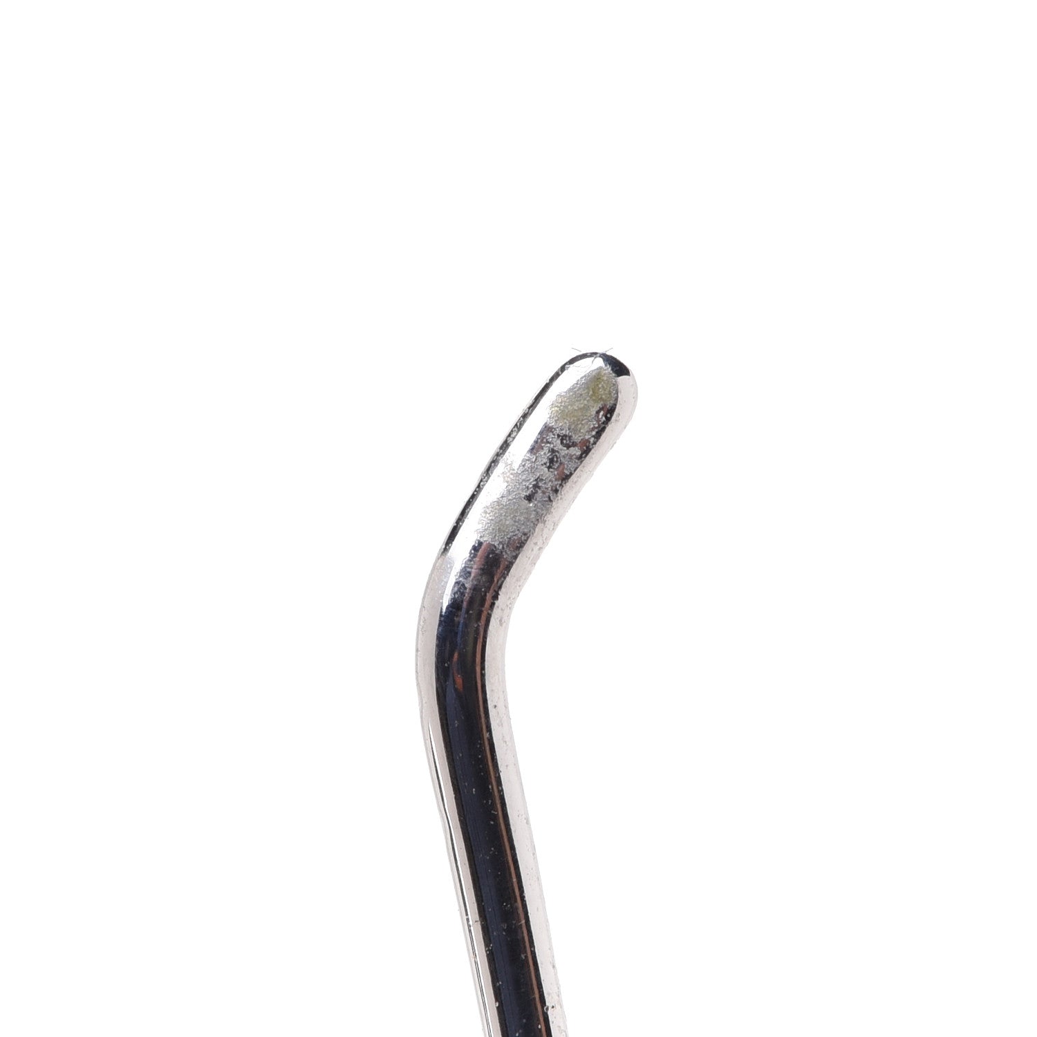 Fendi Metal FF Bamboo Hoop Earrings Silver 7 of 8