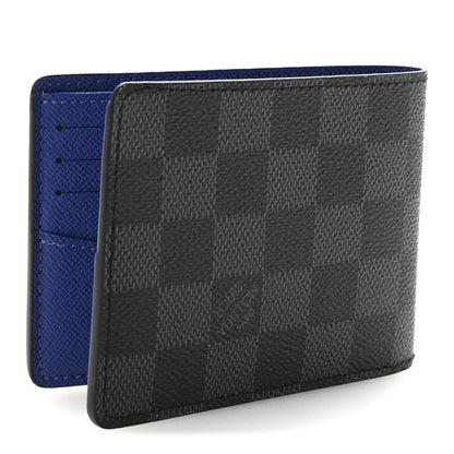 Louis Vuitton Damier Graphite Slender Wallet Blue 3 of 6